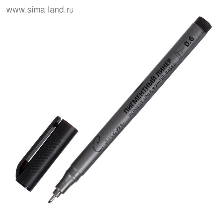 Ручка капиллярная для черчения ЗХК "Сонет" линер 0.6 мм, чёрный, 2341649 - Фото 1