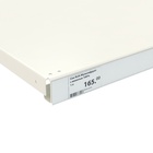 Ценникодержатель полочный самоклеящийся, DBR=39, 1250 мм, белый - Фото 2