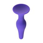 Анальная пробка, силикон, цвет фиолетовый, 12,5 см - Фото 4