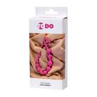 Анальная цепочка ToDo by Toyfa Long Sweety, силикон, цвет розовый, 34 см, d=2,7 см - Фото 4