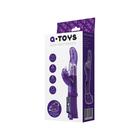 Вибратор с клиторальным стимулятором Toyfa A-toys, TPR, цвет фиолетовый, 22,5 см - Фото 3