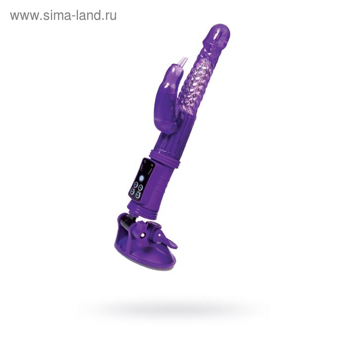 Вибратор с клиторальным стимулятором Toyfa A-toys High-Tech fantasy, TPR, цвет фиолетовый, 24 см - Фото 1