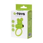 Виброкольцо на пенис Toyfa A-toys, силикон, цвет зелёный, d=3,1 см - Фото 5