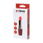 Вибромассажёр Toyfa A-toys Lipstick, ABS пластик, цвет красный, 9 см - Фото 5