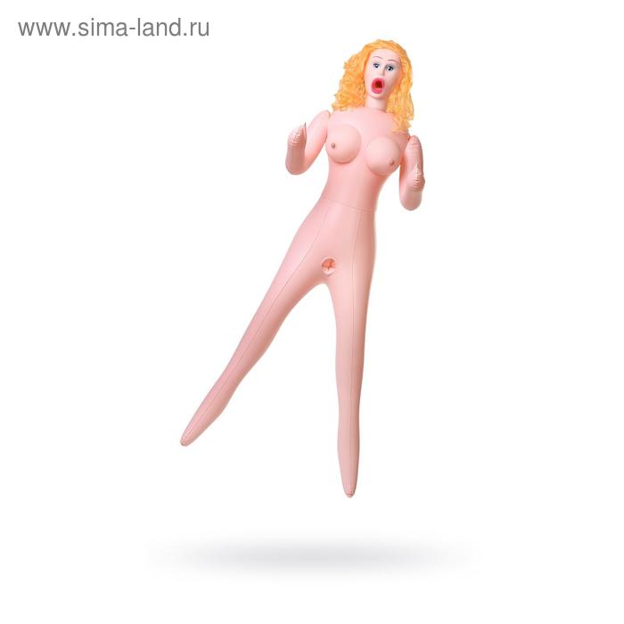 Кукла надувная Toyfa Dolls-X Celine, с реалистичной головой, блондинка, с тремя отверстиями - Фото 1
