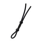 Лассо на пенис Toyfa A-toys, с двумя бусинами, силикон, цвет чёрный, 19,5 см - фото 27893498