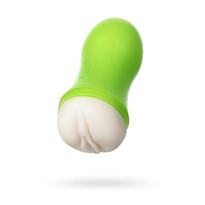 Мастурбатор Toyfa A-toys, вагина, цвет зелёный/телесный, 14 см