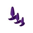 Набор анальных пробок Toyfa A-toys, силикон, цвет фиолетовый, 3 шт - Фото 3