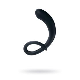 Электростимулятор Mystim Curving Curt, силикон, цвет чёрный, 13 см