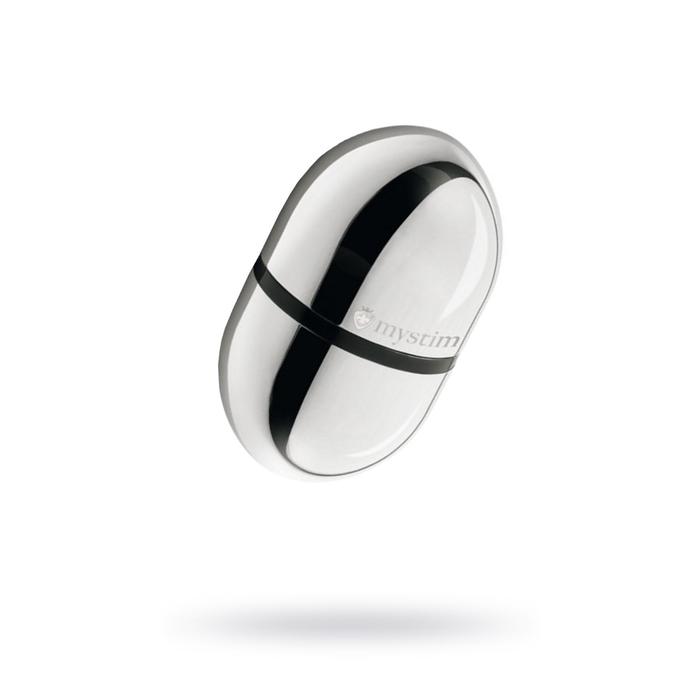 Электростимулятор Mystim яйцо Egg-cellent Egon L, хирургическая сталь, 7 см