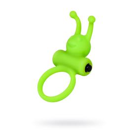 Эрекционное кольцо на пенис Toyfa A-toys, силикон, цвет зелёный, d=3,1 см