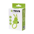 Эрекционное кольцо на пенис Toyfa A-toys, силикон, цвет зелёный, d=3,1 см - Фото 4