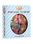 Вафельные бабочки цветные с рисунком, 180 шт. 5485109