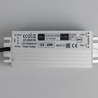 Блок питания Ecola для светодиодной ленты 12 В, 60 Вт, IP67 - фото 8911242