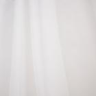 Штора-тюль для кухни арка Witerra 285х160см, белый, вуаль, пэ100% - Фото 3
