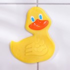 Набор мини-ковриков для ванны на присосках Доляна «Утёнок», 11×12 см, 4 шт, цвет жёлтый - Фото 2