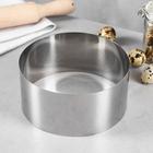 Форма для выпечки и выкладки TAS-PROM «Круг», h=6.5 см, d=14 см, нержавеющая сталь - Фото 2