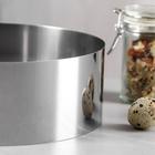 Форма для выпечки и выкладки «Круг», h=6,5 см, d=18 см, нержавеющая сталь - Фото 3