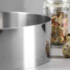 Форма для выпечки и выкладки «Круг», h=6,5 см, d=22 см, нержавеющая сталь - Фото 3