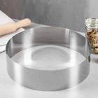 Форма для выпечки и выкладки «Круг», h=6,5 см, d=24 см, нержавеющая сталь - Фото 2