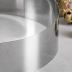 Форма для выпечки и выкладки «Круг», h=6,5 см, d=24 см, нержавеющая сталь - Фото 3