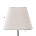 Торшер напольный BayerLux «0501», 1×15 Вт, Е27, коричневый - Фото 4