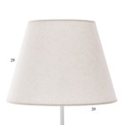 Торшер напольный BayerLux 1064/1, Е27, 1×15 Вт, белый - Фото 4