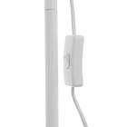 Торшер напольный BayerLux «1601», 1×15 Вт, Е27, белый - Фото 5