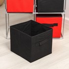 Стойка для хранения одежды Доляна, 4 короба, 60×29×60 см, цвет красно-чёрный - Фото 2