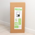 Вешалка - стойка напольная для одежды Доляна, 2 перекладины, 2 ящика, 120×43×169 см, чёрная - Фото 8