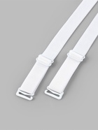 Лямки для бюстгальтера, текстильные, 2 см, 38 см, пара, белые - Фото 4