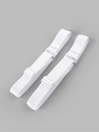 Лямки для бюстгальтера, текстильные, 2 см, 38 см, пара, белые - Фото 5