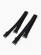 Лямки для бюстгальтера, текстильные, 2 см±2 мм, 34 см, пара, чёрные - Фото 3