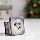 Светодиодная фигура «Дом» 5 × 4 × 4 см, керамика, батарейки AG13х2, свечение тёплое белое - фото 6353371