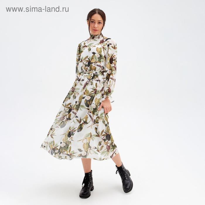 Платье женское миди MIST р.42, молочный - Фото 1