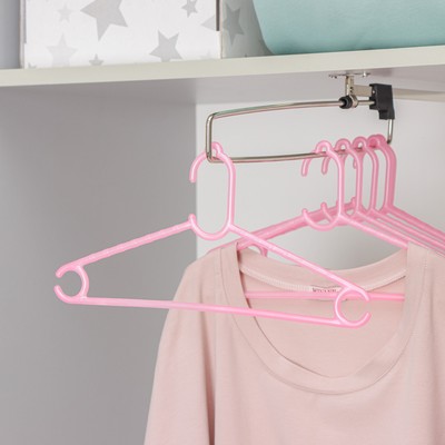 Плечики для одежды детские Доляна «Классик», размер 30-34, цвет МИКС