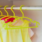 Плечики для одежды детские Доляна «Классика», размер 30-34, цвет МИКС - Фото 8