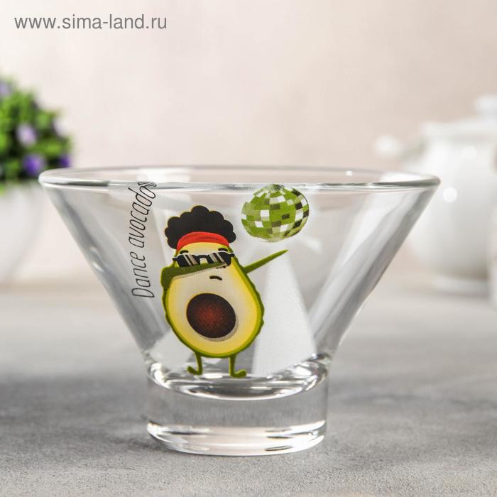 Креманка «Авокадо», 285 мл, стекло, рисунок МИКС - Фото 1