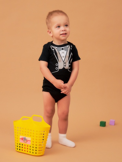 Боди для мальчика «Крошка Я. Джентльмен», рост 86-92 см