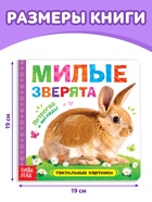 Книжка тактильная «Милые зверята», 6 тактильных вставок, 12 стр. - Фото 2