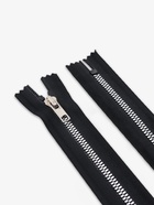 Молния «Трактор», №5, неразъёмная, декоративное звено «Акулий зуб», замок автомат, 18 см, чёрная - Фото 3