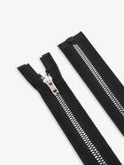 Молния «Трактор», №5, разъёмная, декоративное звено «Акулий зуб», замок автомат, 90 см, чёрная - Фото 3