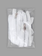 Молния «Трактор», №5, разъёмная, декоративное звено «Акулий зуб», замок автомат, 50 см, белая 5235827