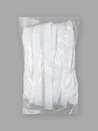 Молния «Трактор», №5, разъёмная, декоративное звено «Акулий зуб», замок автомат, 80 см, белая - Фото 4