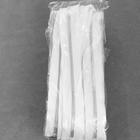 Молния «Трактор», №5, разъёмная, декоративное звено «Акулий зуб», 90 см, цвет белый/серебряный - Фото 4