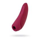 Вакуум-волновой бесконтактный стимулятор клитора Satisfyer Curvy 1+, силикон, цвет красный, 14,3 см - Фото 1