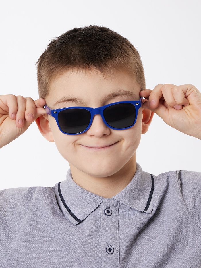 Очки солнцезащитные детские OneSun, uv 400, пружина,12.7×2.6×4 см, линза 4×5.4 см - Фото 1