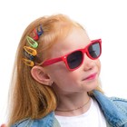 Очки солнцезащитные детские OneSun, uv 400, пружина, 12.7×2.6×4 см, линза 4×5.4 см - Фото 6