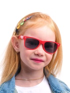 Очки солнцезащитные детские OneSun, uv 400, пружина, 12.7×2.6×4 см, линза 4×5.4 см - фото 63049274