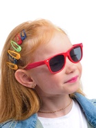 Очки солнцезащитные детские OneSun, uv 400, пружина, 12.7×2.6×4 см, линза 4×5.4 см - фото 63049275